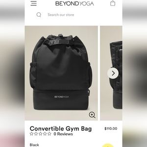 Beyond Yoga Gym Backpack (Black)